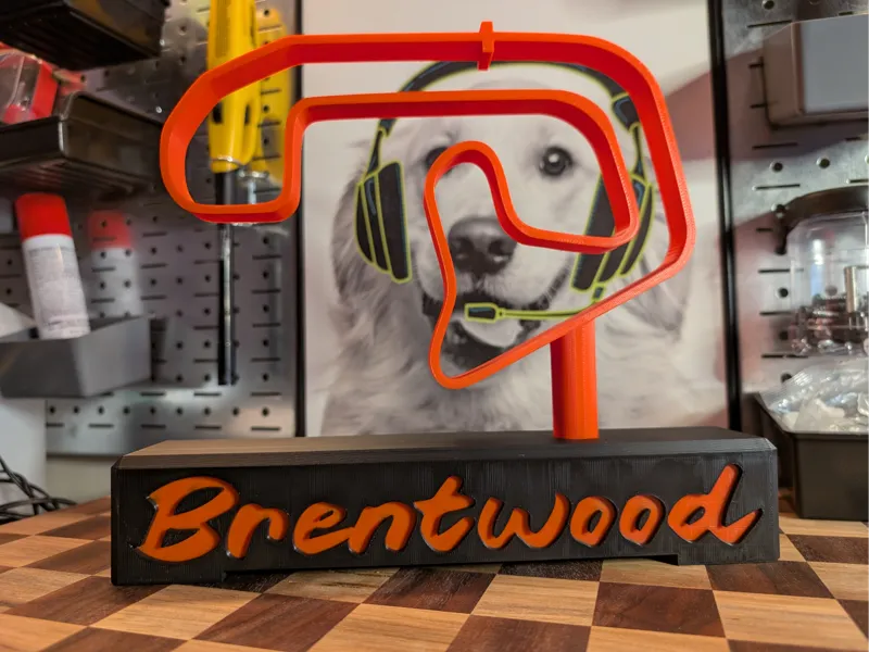 Brentwood Karting sign
