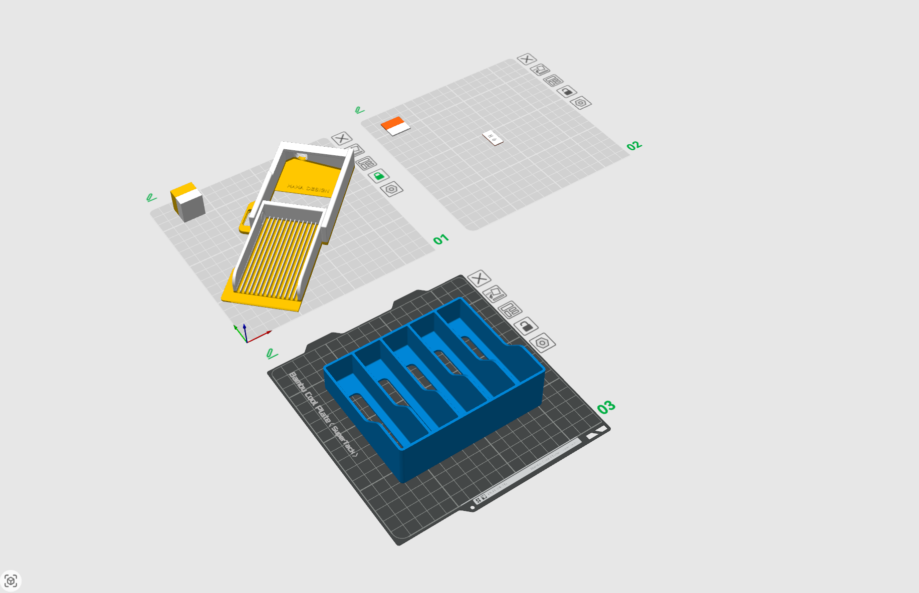 Miniatura 1 do modelo 3D 文件夹拼豆铲