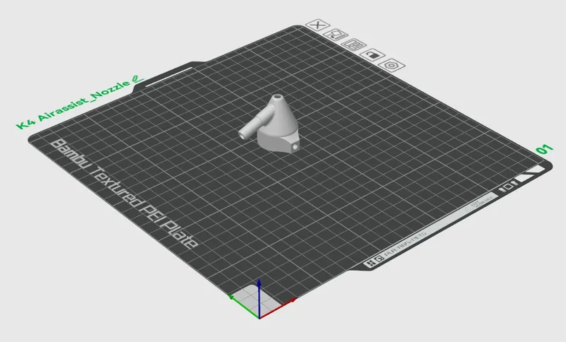 Airassist Nozzle for K40 Lasercutter