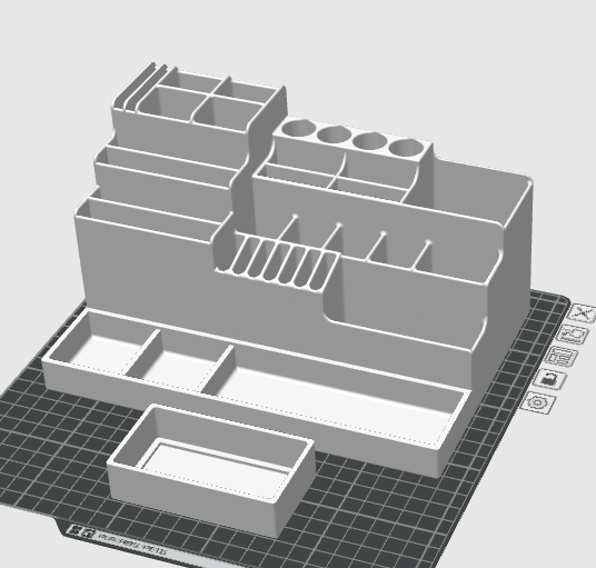 Miniatura 3 do modelo 3D 工具（桌面收纳盒）