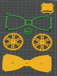 Bow for hair clip