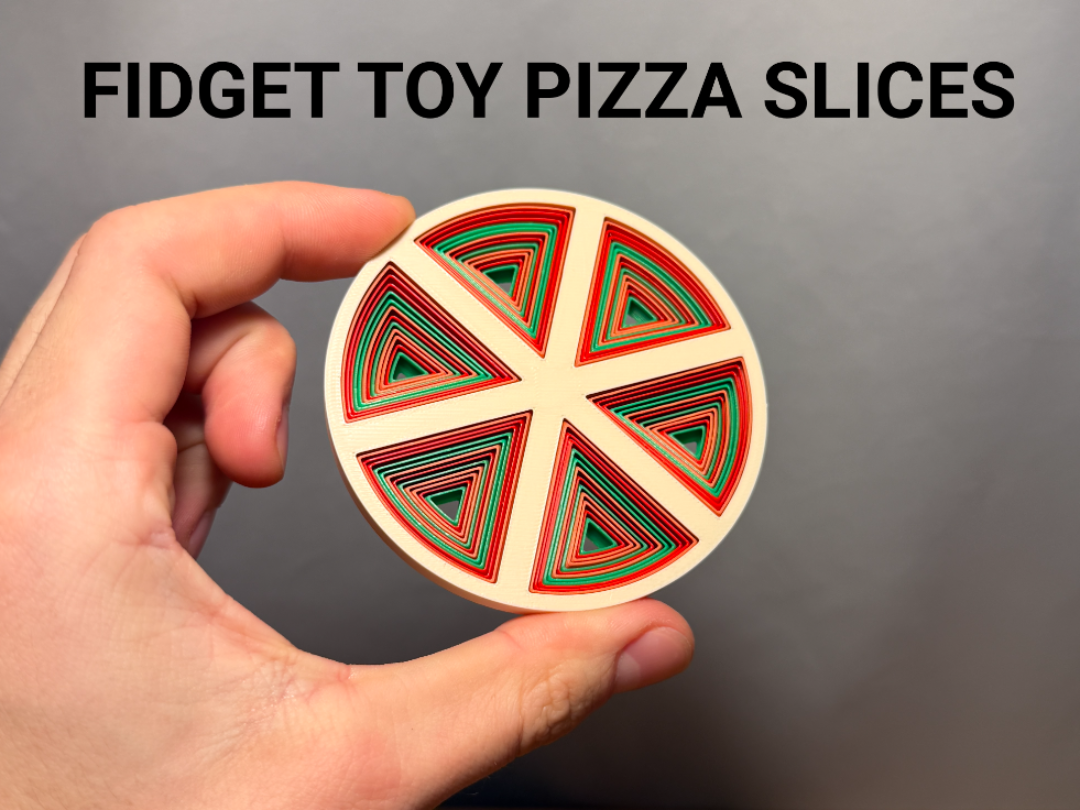 Fidget Toy Pizza Slices