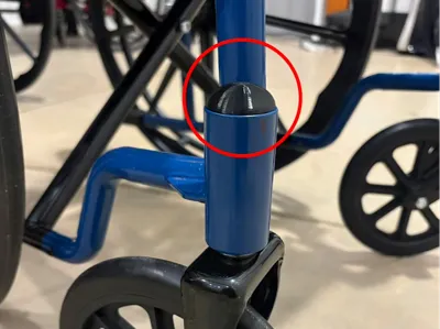 Drive Blue Streak Wheelchair Front Caster Cap