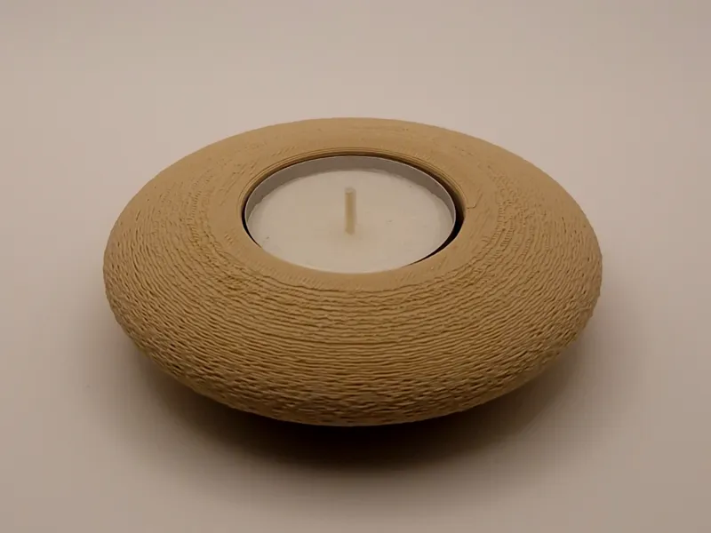 Fuzzy Tealight Holder