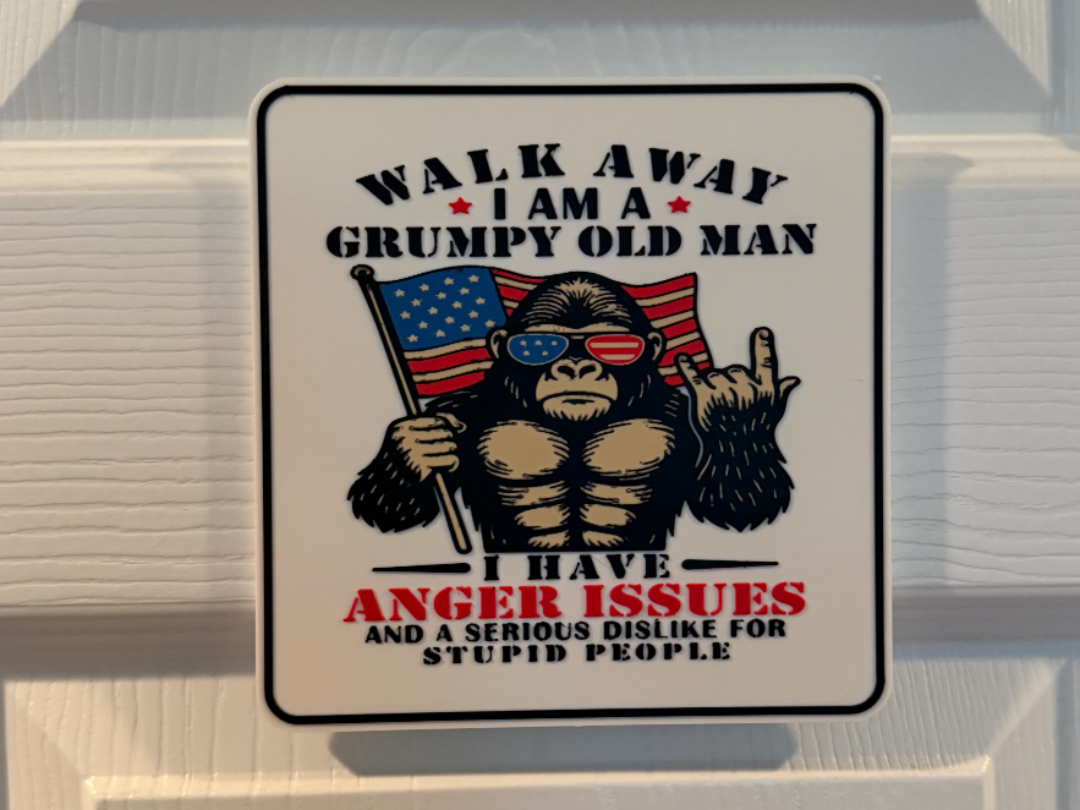 GRUMPY OLD MAN SIGN 