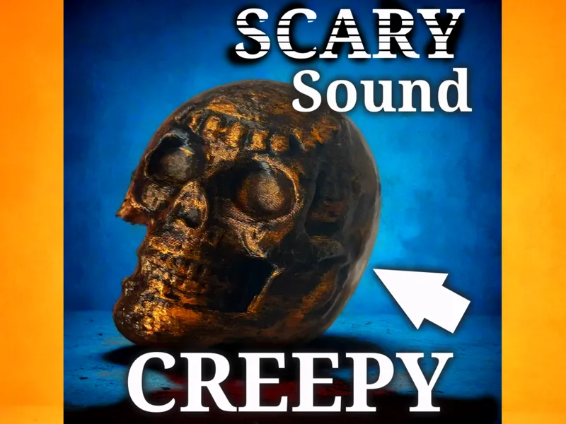 Creepy Skull with Screaming Sound for Halloween!