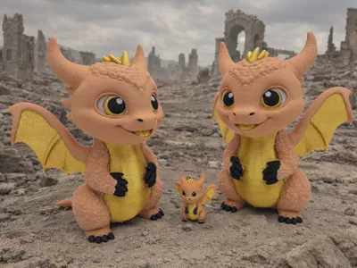 Chubby Dragon – Cute Fantasy Dragon