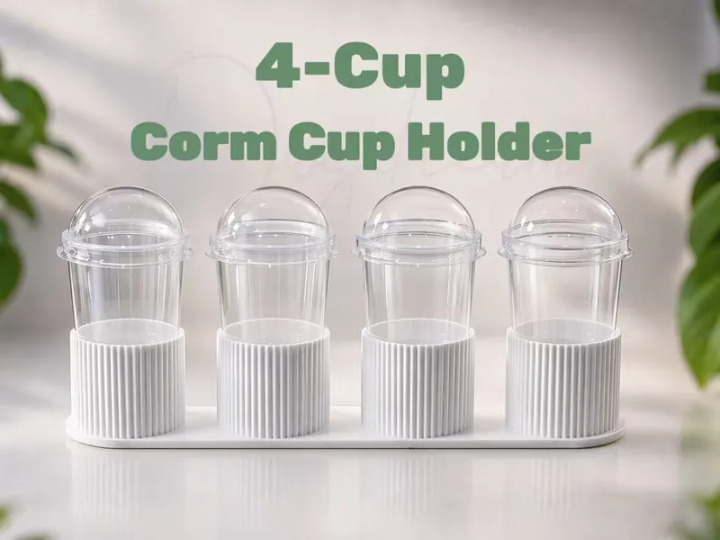 4-Cup Corm Cup Holder / Propagation Stand
