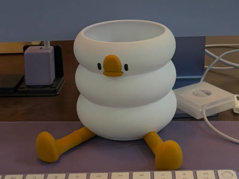 duck pencil holder
