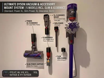 Dyson Accessory Mount System | Power & Non-Power |