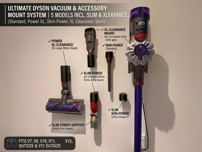 Dyson Accessory Mount System | Power & Non-Power |