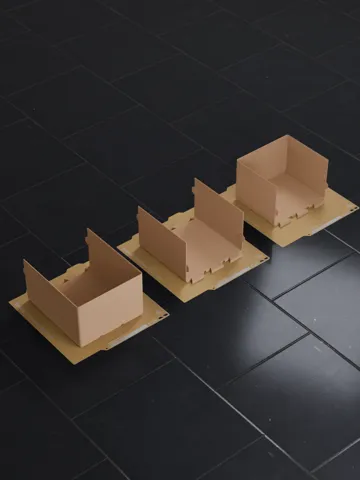 Letrero o emblema decorativo: Gridfinity 9x3 Bin 12U A1 Mini Dovetail Split Fit — vista de referencia 4