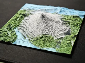 世界地形三维-富士山