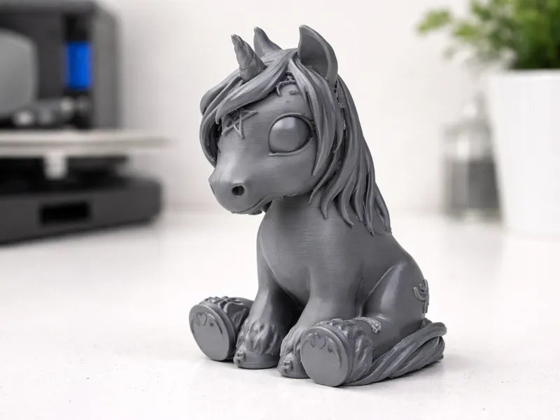 Cute Sitting Unicorn - Mystic Fantasy Decor