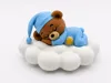 Bear on cloud 7 blue