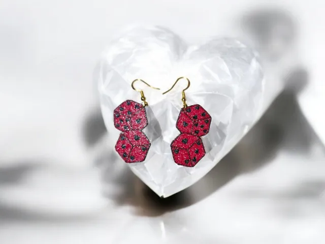 Dices of love earrings