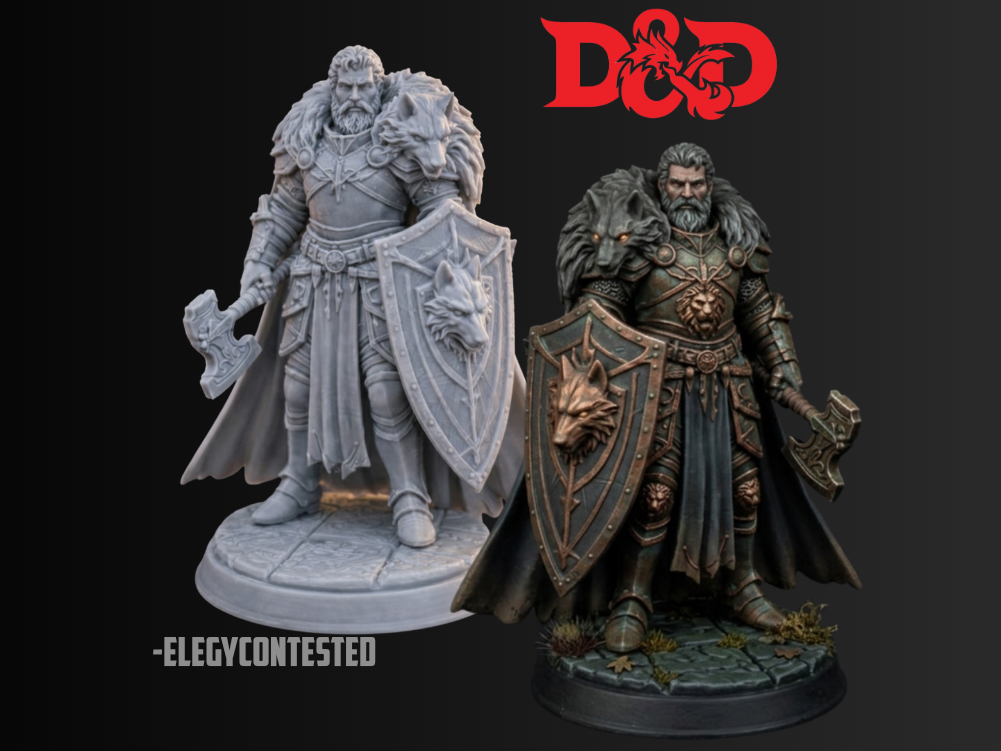 DnD Ready - Northern Human Berserker (40mm)