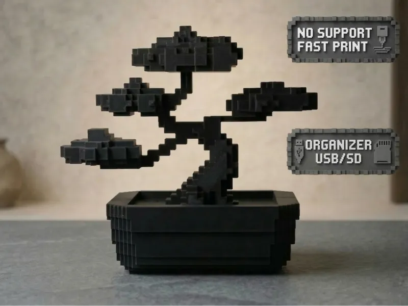 Organizer Voxel Bonsai Slot SD/microSD/USB
