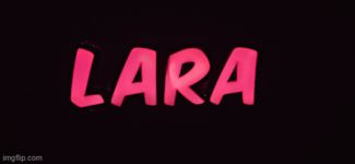 Lara Namenslampe