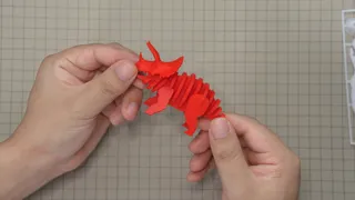 ტრიცერატოპსის 3D ნაკრები thumbnail 4