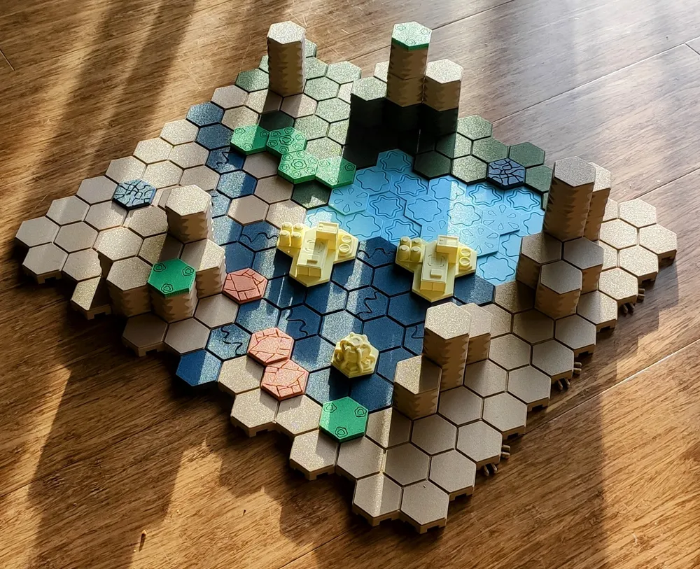 Hex Gaming Water Tiles 1.25