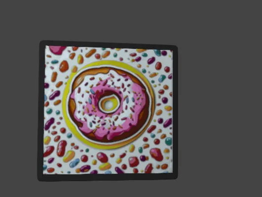 Lithophane donut