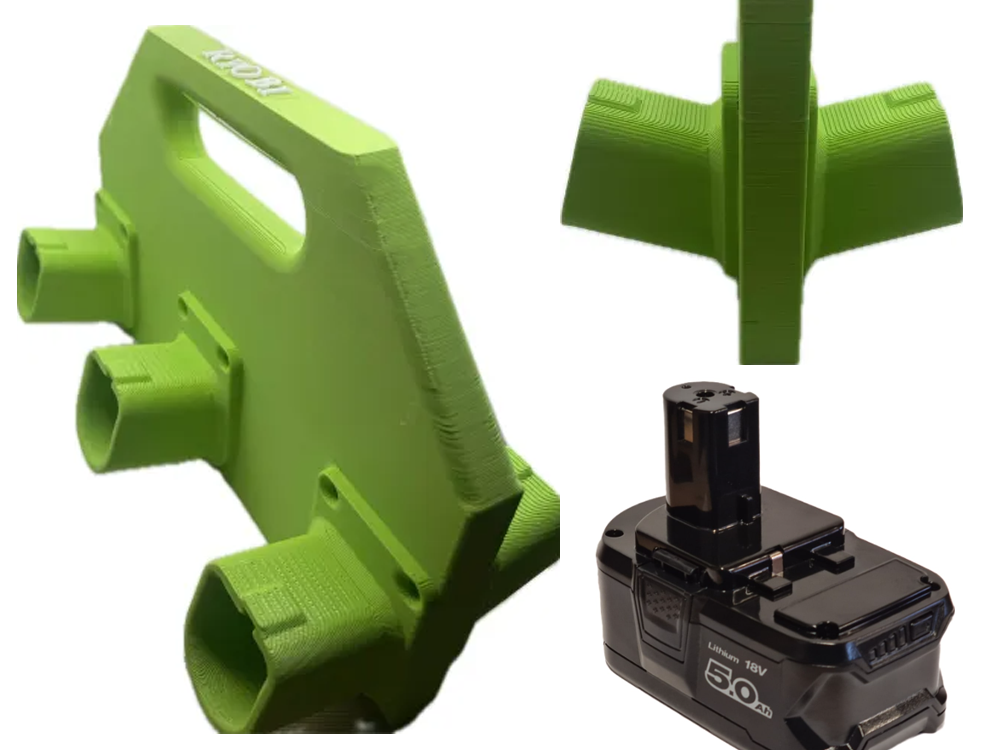 Ryobi Compatible 18v Battery Caddy - 6-pack