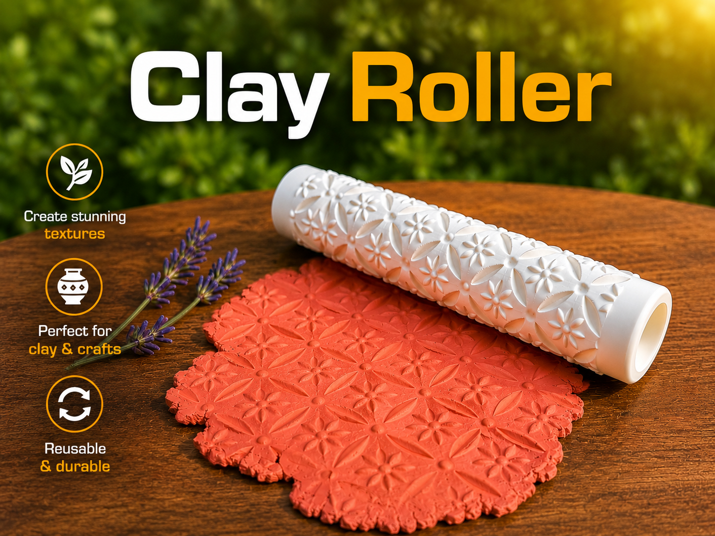 Clay Texture Roller Set