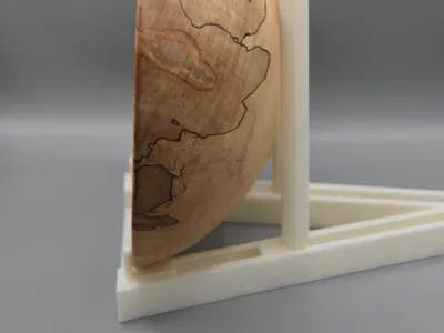 Adjustable and compact bowl/platter stand