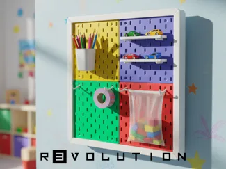 Mini Ikea Skadis Frame (Perfect for kids room)