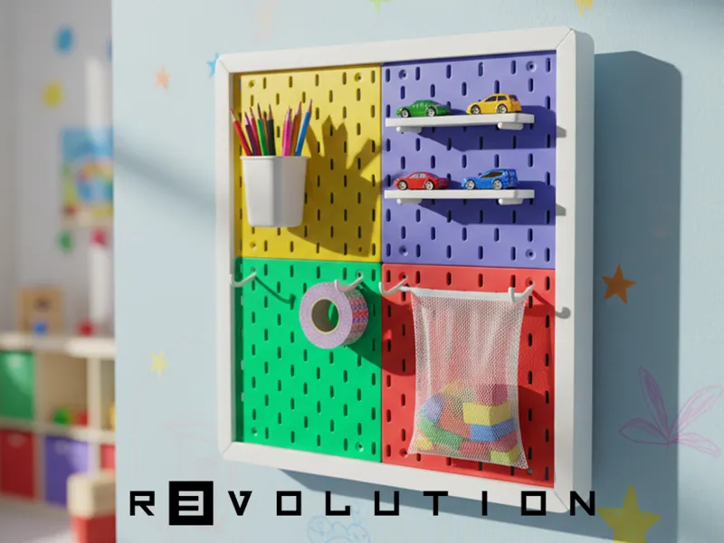 Mini Ikea Skadis Frame (Perfect for kids room)