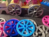 Roues de chariot compatibles briques de construction — photo 4
