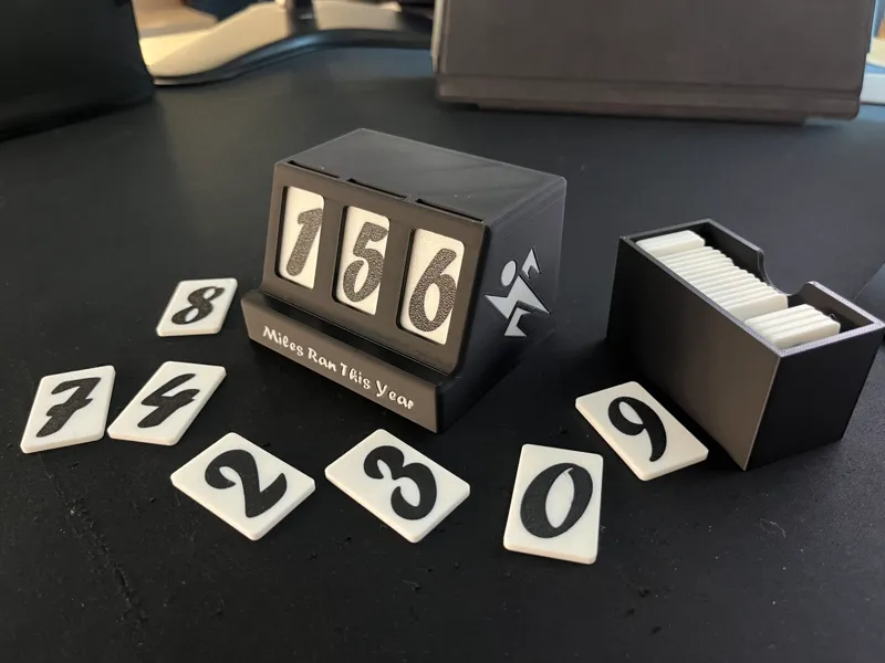 Running Mile Counter Display