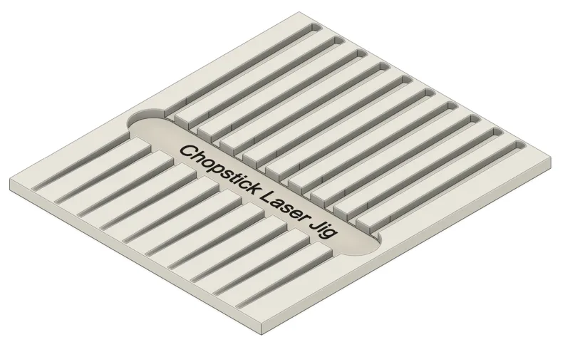 Chopstick Laser Jig / Stäbchen Vorrichtung Laser