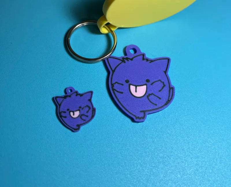 Cute Gengar Keychain