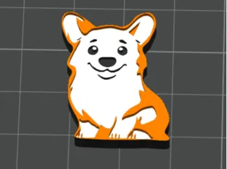 Corgi Shoe Charm
