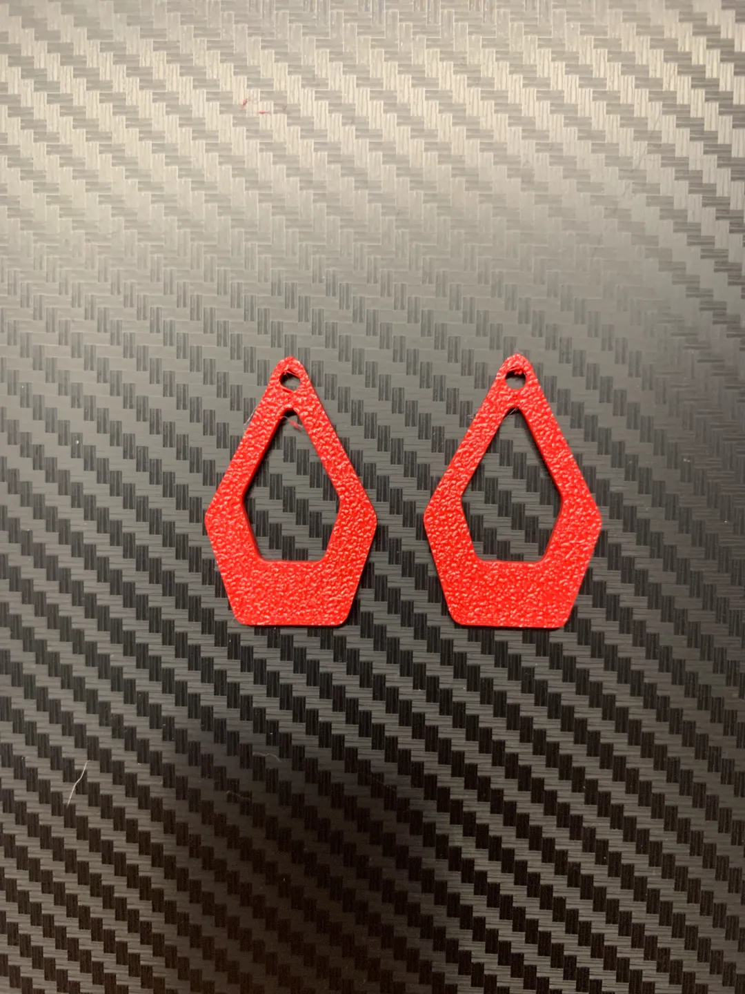Modern earrings view 2