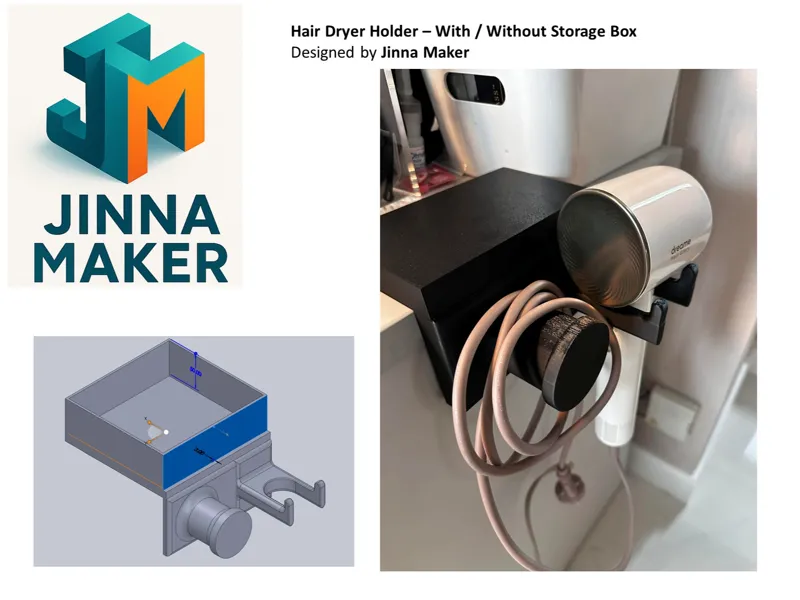 Hair Dryer Holder 