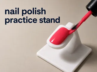 Nail polish practice stand