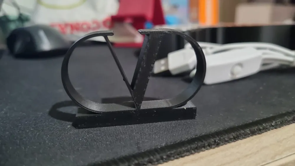 Valentino logo - Free 3D Print Model - MakerWorld