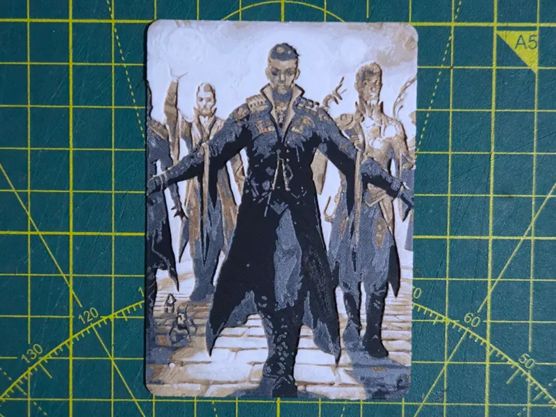 MTG Commander Deck Box Silverquill Inlay HueForge