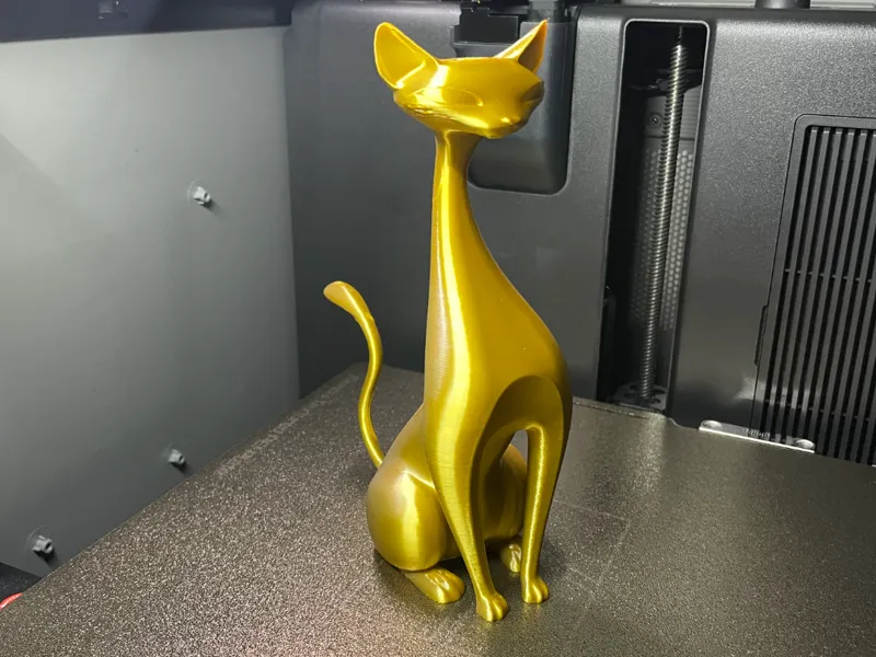 Modern Vintage Cat - Elegant Statue