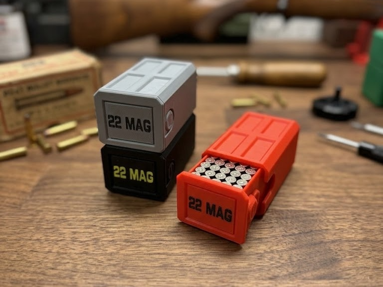 Stackable Ammo Box-22 Mag-50RD