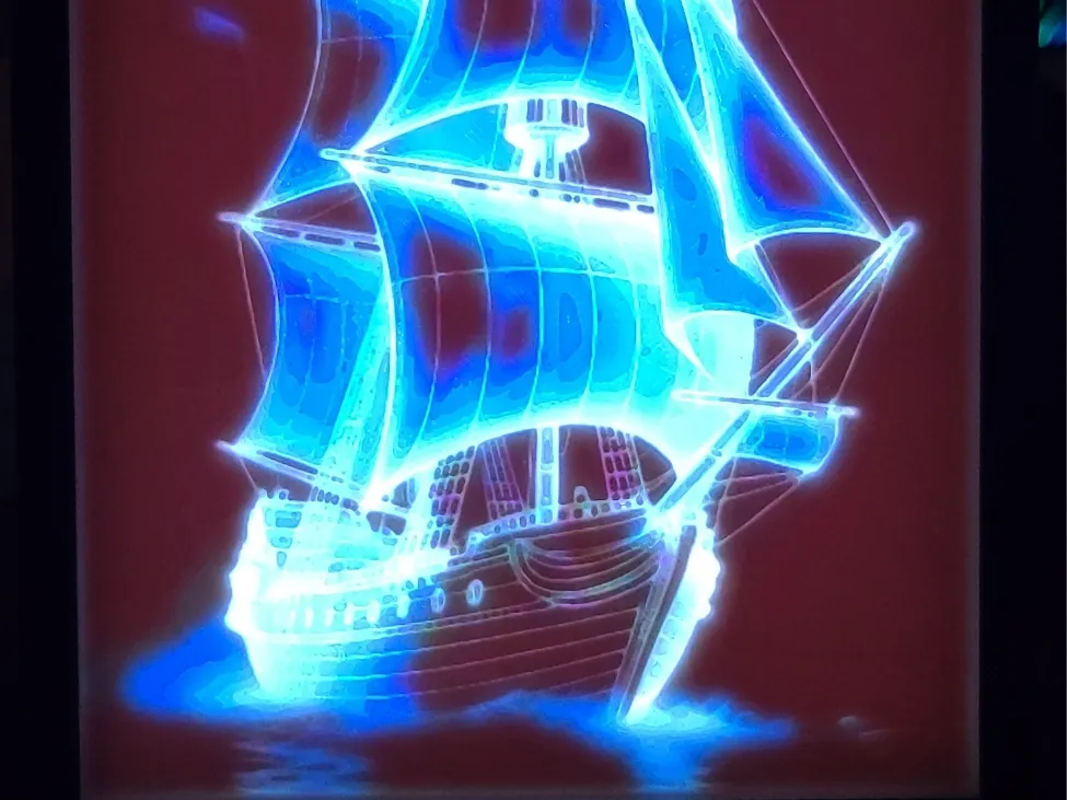 Neon Ship 2 - Free 3D Print Model - MakerWorld