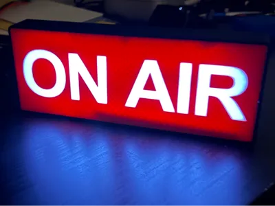 On Air Lightbox (Magnet Replaceable Cover)
