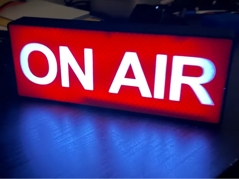 On Air Lightbox (Magnet Replaceable Cover)
