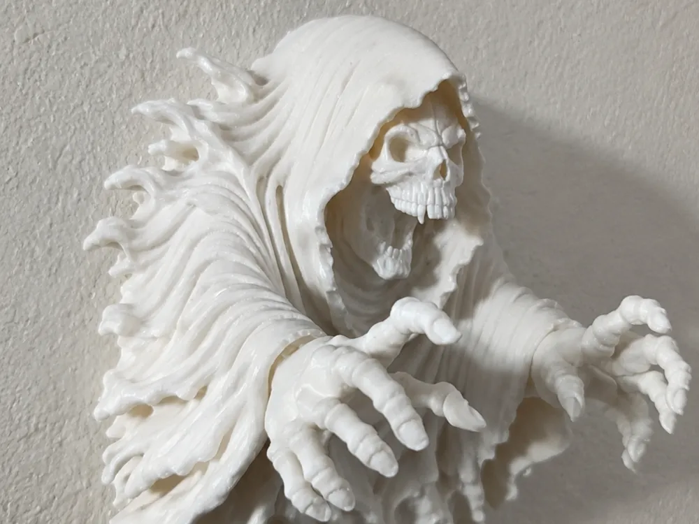 Soporte: Grim Reaper Wall Mount – Gothic Horror Decor. Referencia del modelo original.