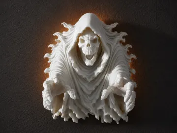 Soporte: Grim Reaper Wall Mount – Gothic Horror Decor — vista de referencia 4