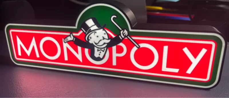 Monopoly lightbox