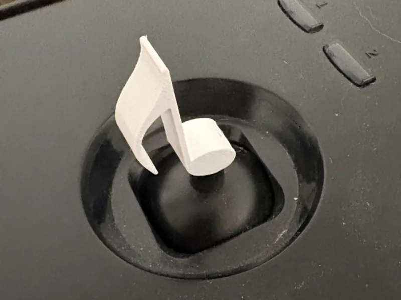 Eighth Note with Hole